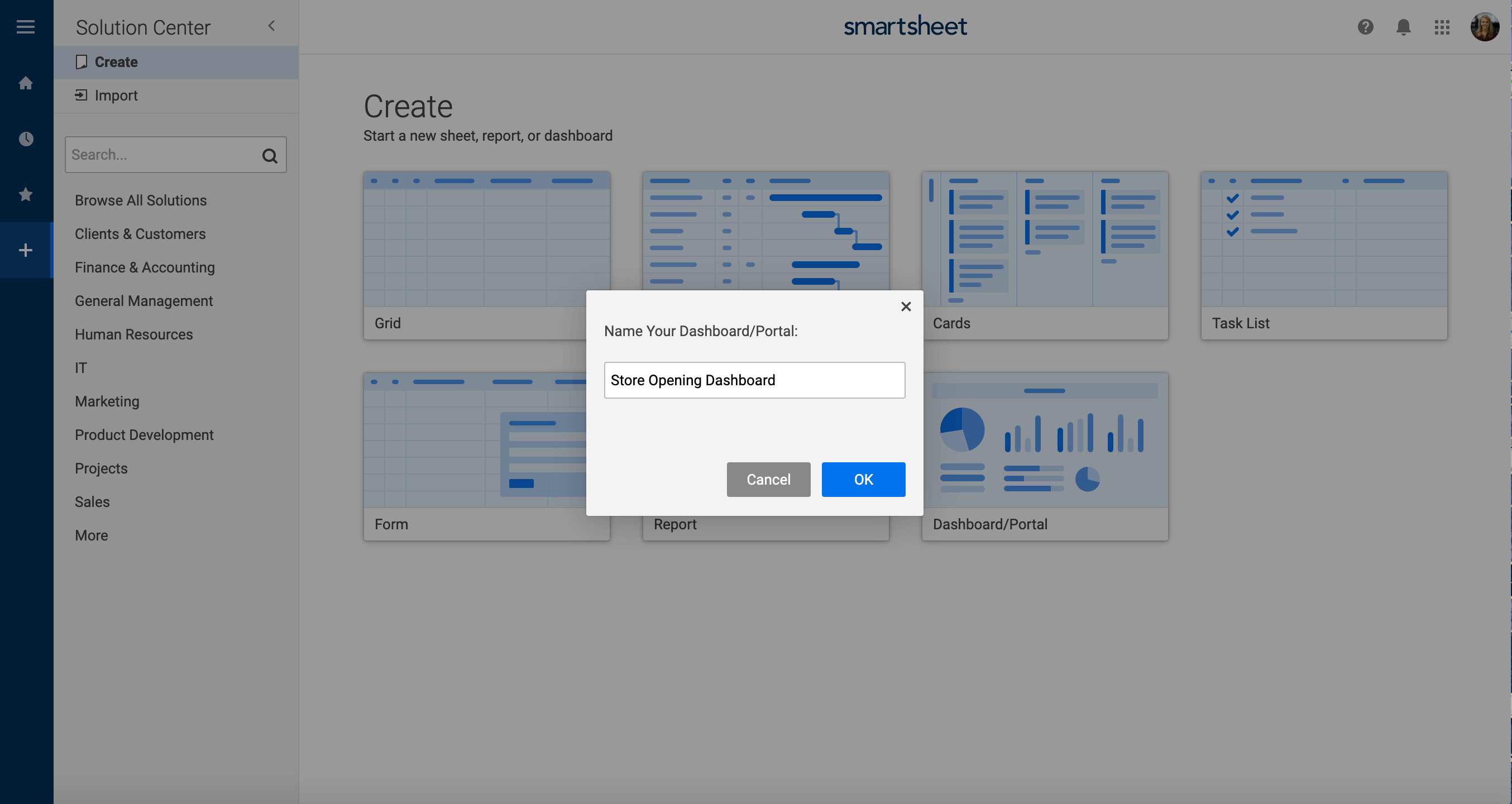 How To Set Up A Project Management Dashboard In Smartsheet Smartsheet Project Management 6134